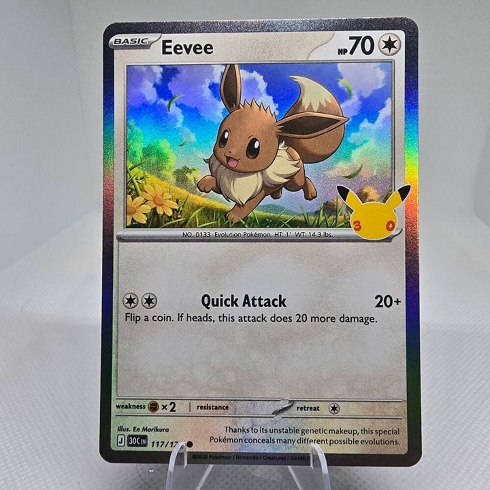 Eevee #117 Pokemon 30th Celebration